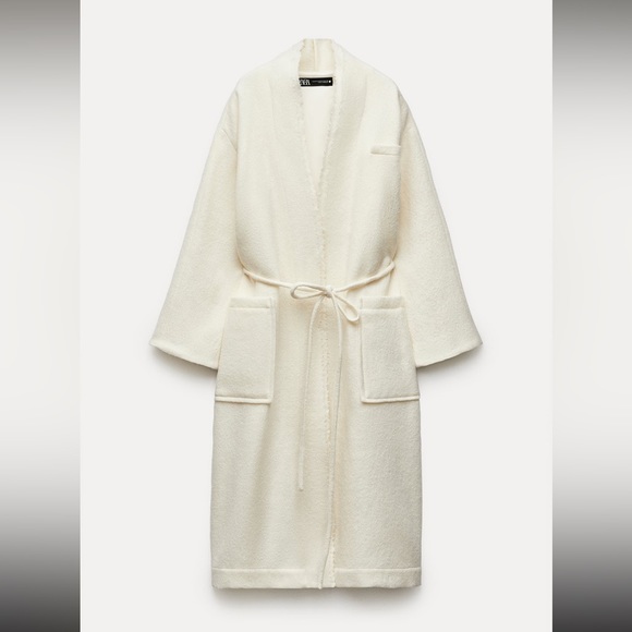 NWT Manteco Wool Coat ZW Collection - Picture 6 of 12